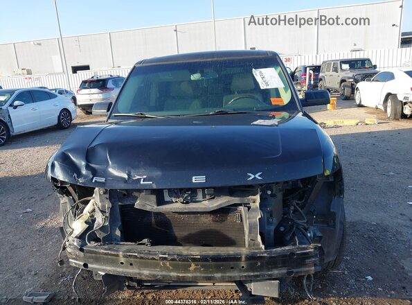 2FMGK5D85KBA32347 2019 FORD FLEX Black Вид задньої частини салону