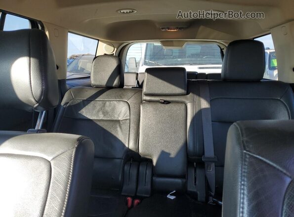 2FMGK5D87KBA32107 2019 FORD FLEX Tan Widok tylnych siedzeń
