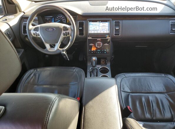 2FMGK5D87KBA32107 2019 FORD FLEX Tan Widok deski rozdzielczej