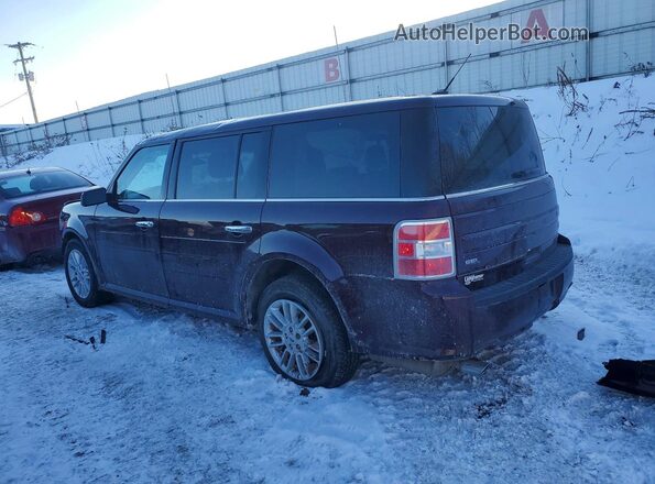 2FMHK6C81KBA07862 2019 FORD FLEX Burgundy უკანა მარცხენა