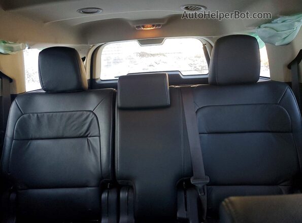 2FMHK6C81KBA07862 2019 FORD FLEX Burgundy უკანა სავარძლების ხედი