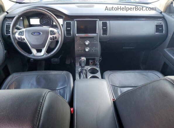 2FMHK6C81KBA07862 2019 FORD FLEX Burgundy წინა პანელის ხედი