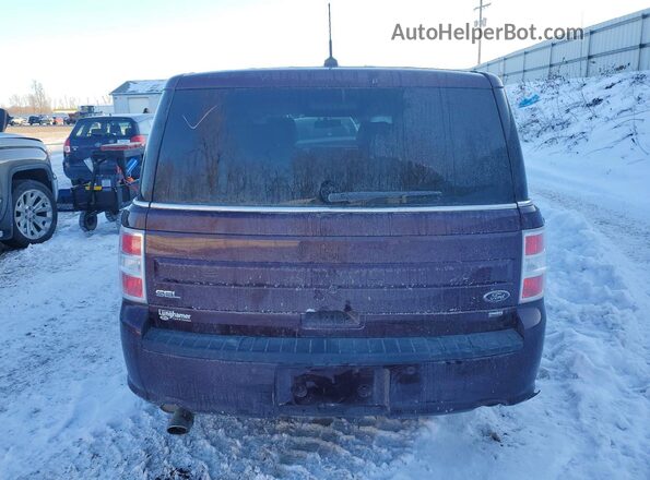 2FMHK6C81KBA07862 2019 FORD FLEX Burgundy უკანა ხედი