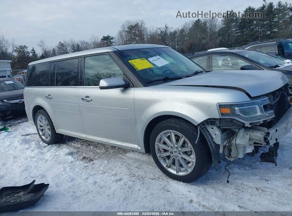 2FMHK6D80KBA21430 2019 FORD FLEX Silver Vista interior trasera