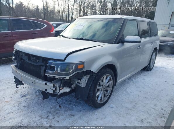 2FMHK6D80KBA21430 2019 FORD FLEX Silver Vista tres cuartos delantera izquierda