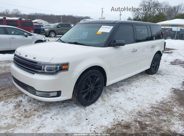 2FMHK6D89HBA02223 2017 FORD FLEX White Передня ліва чверть