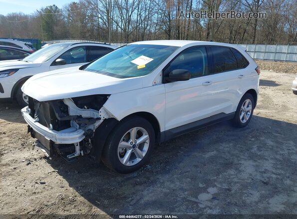 2FMPK3G95KBB47197 2019 FORD EDGE White Առջևի ձախ երեք քառորդ տեսարան