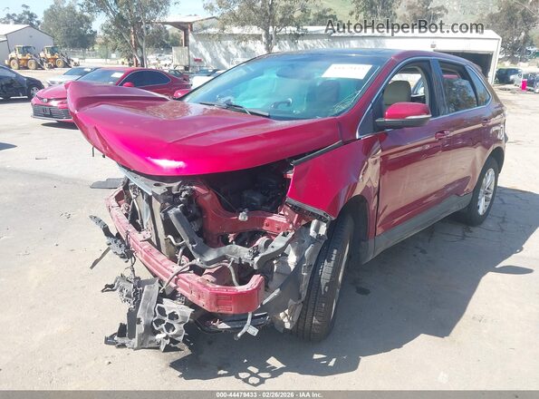 2FMPK3J91GBC11896 2016 FORD EDGE Red Front left