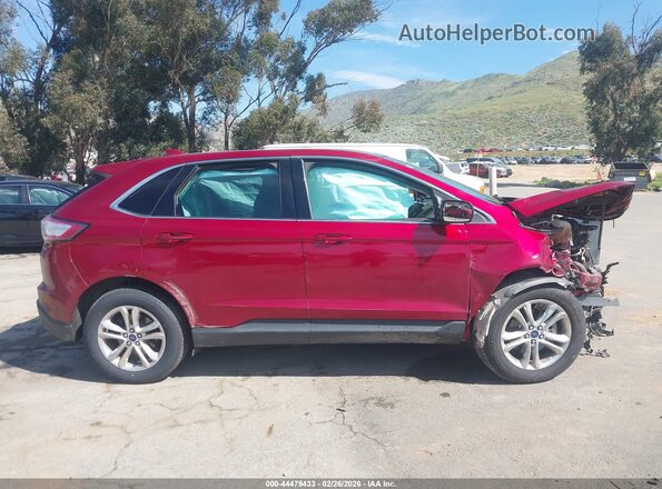 2FMPK3J91GBC11896 2016 FORD EDGE Red Rear interior view