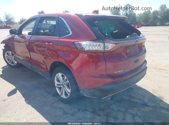 2FMPK3J91GBC11896 2016 FORD EDGE Red Rear left