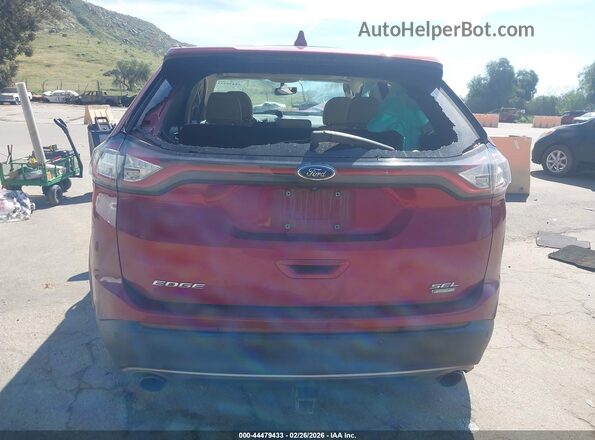 2FMPK3J91GBC11896 2016 FORD EDGE Red 