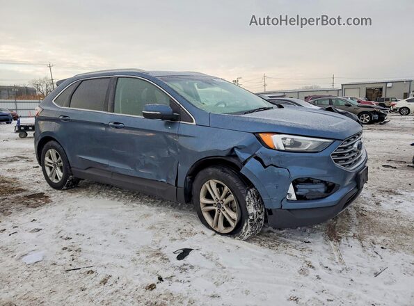 2FMPK3J94KBC32900 2019 FORD EDGE Blue 