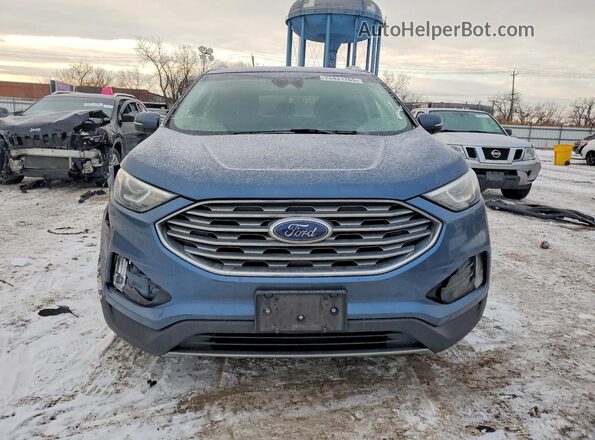 2FMPK3J94KBC32900 2019 FORD EDGE Blue 