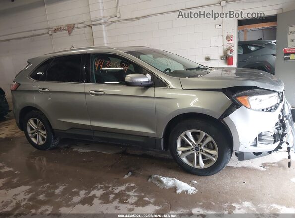 2FMPK3J95LBA92969 2020 FORD EDGE Silver Widok wnętrza z tyłu