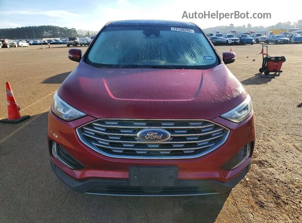 2FMPK3J96KBB49422 2019 FORD EDGE Red 