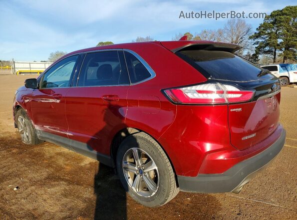 2FMPK3J96KBB49422 2019 FORD EDGE Red 