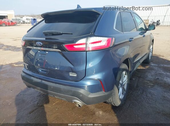 2FMPK3J97KBB25470 2019 FORD EDGE Blue Հետևի աջ