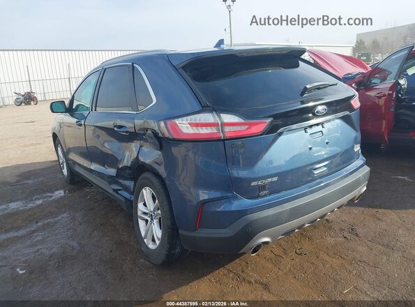 2FMPK3J97KBB25470 2019 FORD EDGE Blue Հետևի ձախ