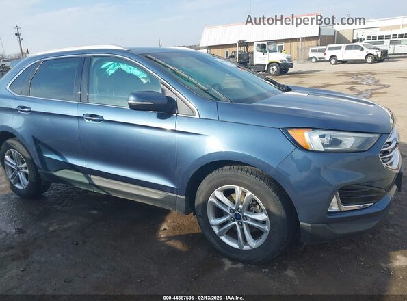 2FMPK3J97KBB25470 2019 FORD EDGE Blue Սալոնի հետևի տեսք