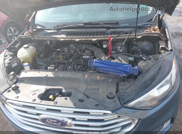 2FMPK3J97KBB25470 2019 FORD EDGE Blue Հետևի տեսք