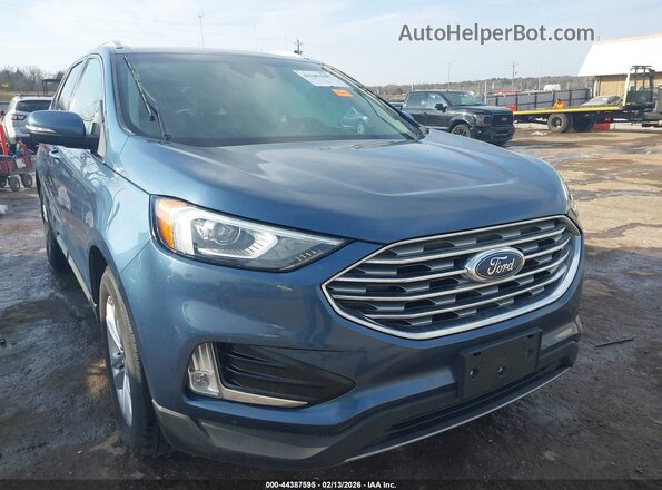 2FMPK3J97KBB25470 2019 FORD EDGE Blue Սարքավորումների վահանակի տեսք