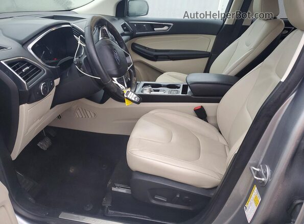 2FMPK3K91MBA53649 2021 FORD EDGE Silver Вид салону спереду