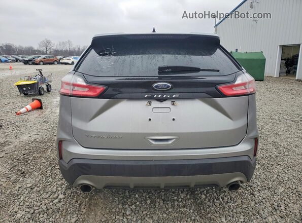 2FMPK3K91MBA53649 2021 FORD EDGE Silver Вид ззаду