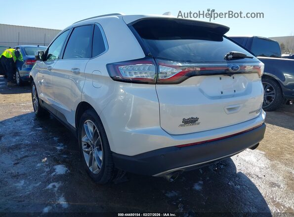 2FMPK3K96JBB10133 2018 FORD EDGE White უკანა მარცხენა