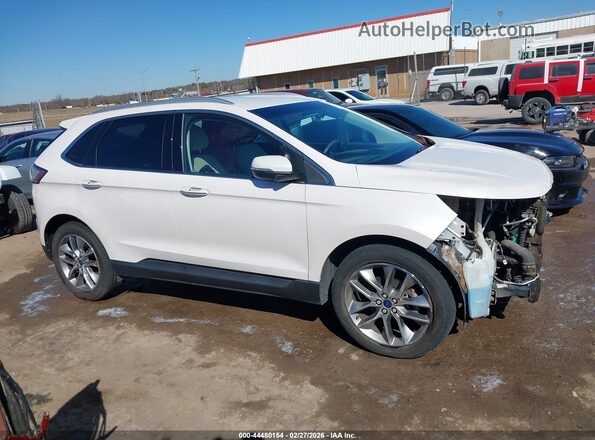 2FMPK3K96JBB10133 2018 FORD EDGE White სალონის 360-გრადუსიანი ხედი
