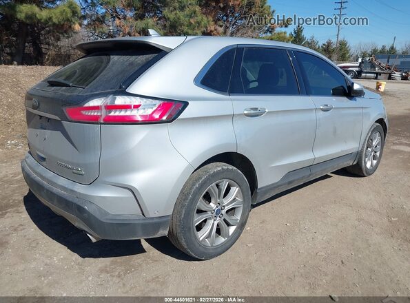 2FMPK3K96KBB70480 2019 FORD EDGE Silver 