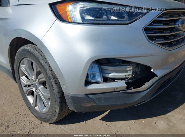 2FMPK3K96KBB70480 2019 FORD EDGE Silver 
