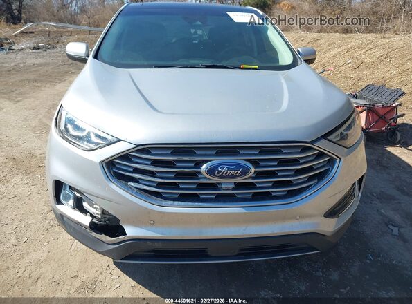 2FMPK3K96KBB70480 2019 FORD EDGE Silver 