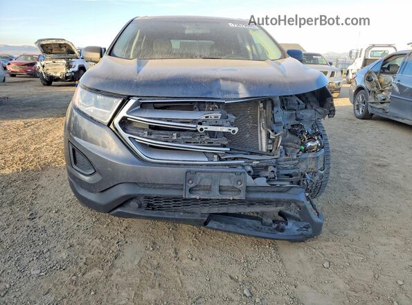 2FMPK4G92HBC66193 2017 FORD EDGE Black Widok z przodu