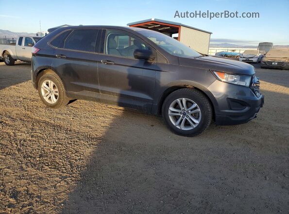 2FMPK4G92HBC66193 2017 FORD EDGE Black Przód prawy