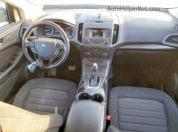 2FMPK4G92HBC66193 2017 FORD EDGE Black Widok deski rozdzielczej