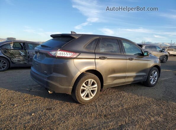 2FMPK4G92HBC66193 2017 FORD EDGE Black Tył prawy