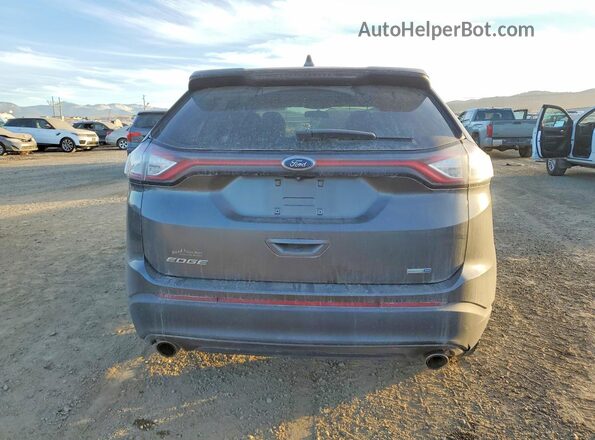 2FMPK4G92HBC66193 2017 FORD EDGE Black Widok z tyłu