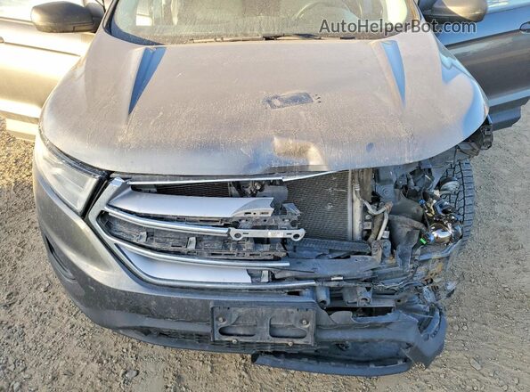 2FMPK4G92HBC66193 2017 FORD EDGE Black Widok komory silnika