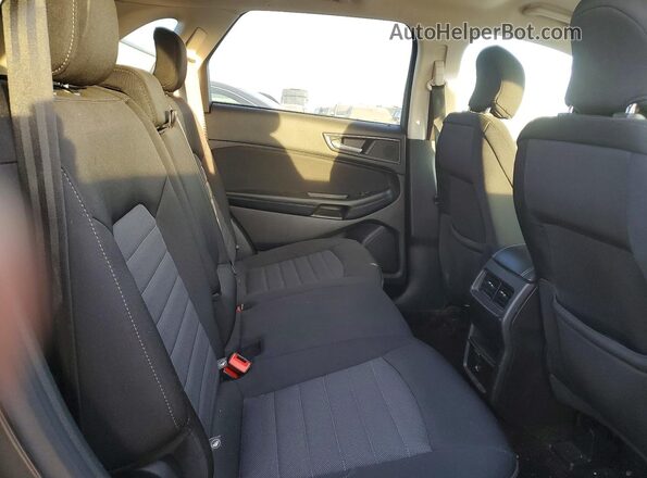 2FMPK4G92HBC66193 2017 FORD EDGE Black Widok wnętrza z tyłu