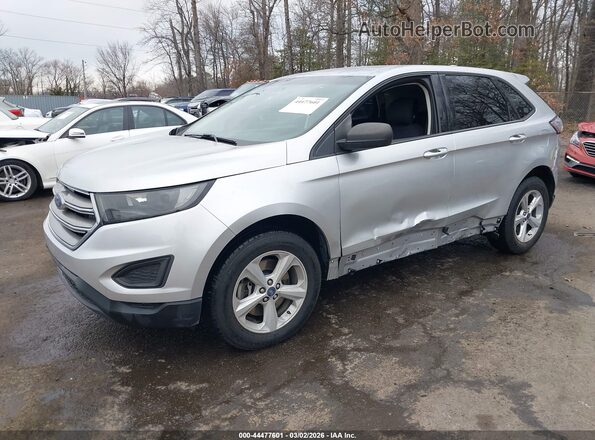2FMPK4G98HBB72741 2017 FORD EDGE Silver Front left
