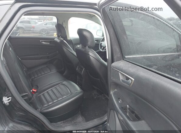 2FMPK4J80HBB82793 2017 FORD EDGE Black Widok naklejki z numerem VIN