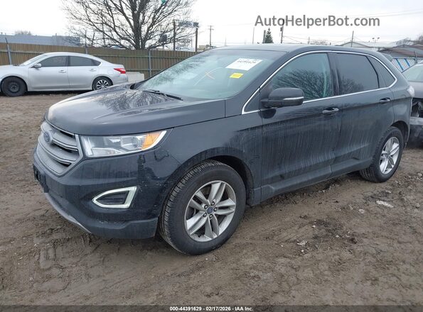 2FMPK4J80HBB82793 2017 FORD EDGE Black Przód lewy