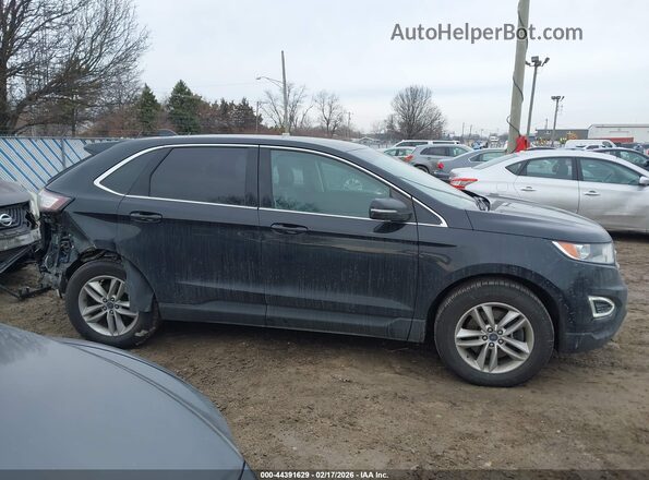 2FMPK4J80HBB82793 2017 FORD EDGE Black Widok wnętrza z tyłu