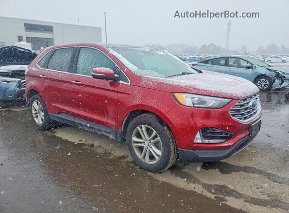 2FMPK4J90KBB08452 2019 FORD EDGE Red 