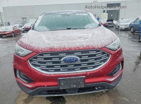 2FMPK4J90KBB08452 2019 FORD EDGE Red 