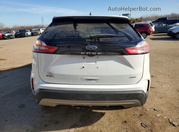 2FMPK4J90MBA34713 2021 FORD EDGE White უკანა ხედი