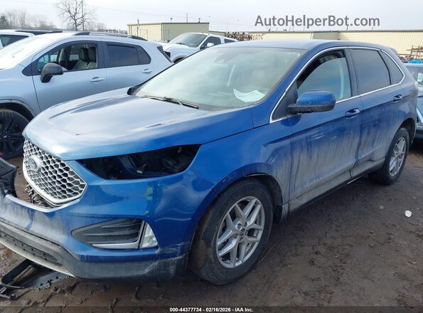 2FMPK4J90RBA14226 2024 FORD EDGE Blue Front left