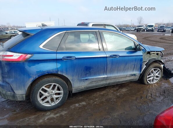 2FMPK4J90RBA14226 2024 FORD EDGE Blue Rear interior view