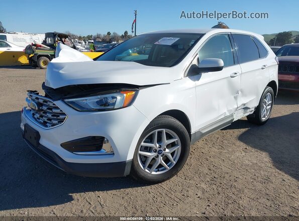 2FMPK4J91NBA15685 2022 FORD EDGE White Front left