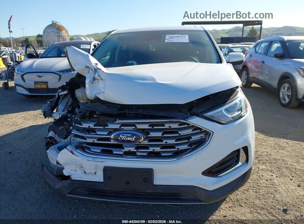 2FMPK4J91NBA15685 2022 FORD EDGE White Dashboard view